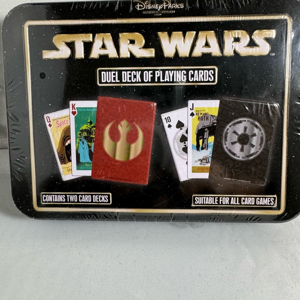 Star Wars Duel Deck of Playing Cards. Contains two decks in a tin. New